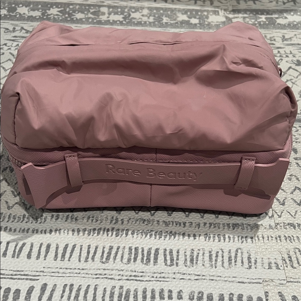 🌸 Rare Beauty Double-Layer Makeup Bag – Dusty Rose (Sold Out Color!) 🌸 - Picture 2 of 10